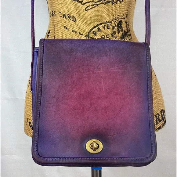 Recycled Riot hand dyed Vintage Coach Compact Pouch - Picture 15 of 15